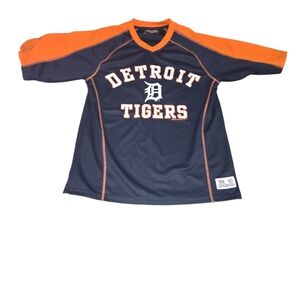 Genuine MerchandiseNavy and Orange Detroit Tigers Jersey